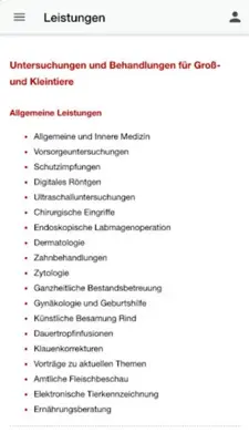 Praxis für Tiergesundheit android App screenshot 1